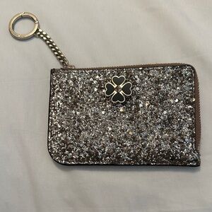 Kate Spade Silver Glitter Wallet